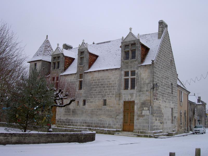 Manoir de Nanchapt de nos jours - sous la neige