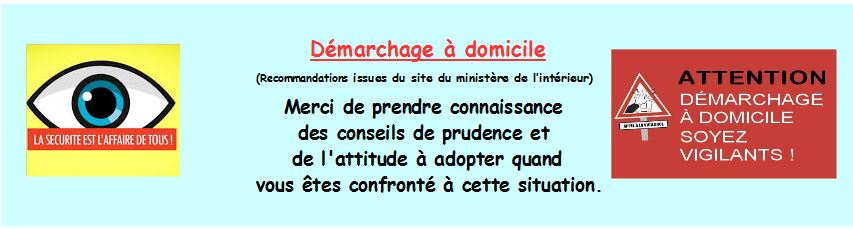 Vigilance : démarchage à domicile